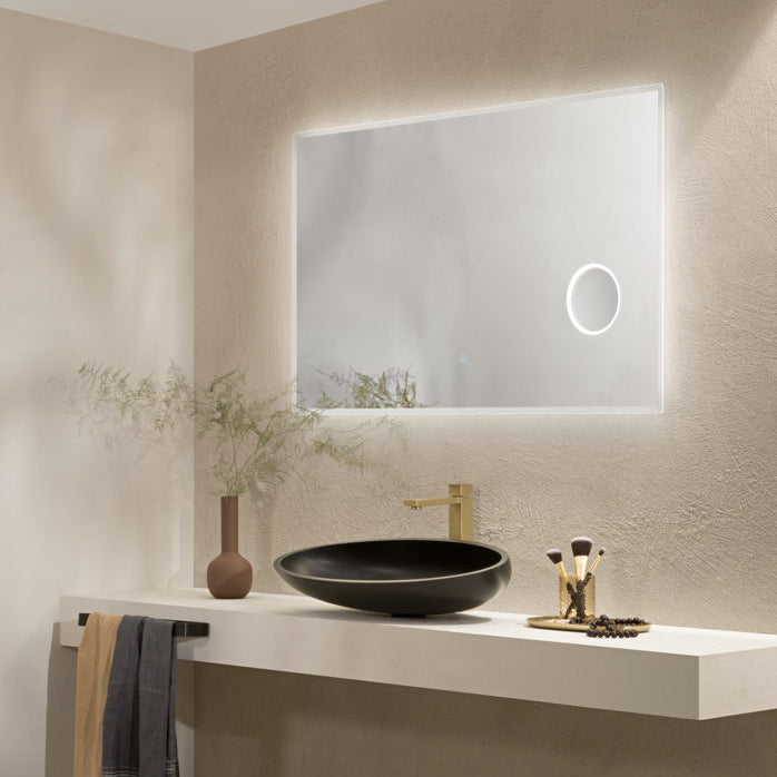 Specchio Zoom rettangolare ambientato in bagno