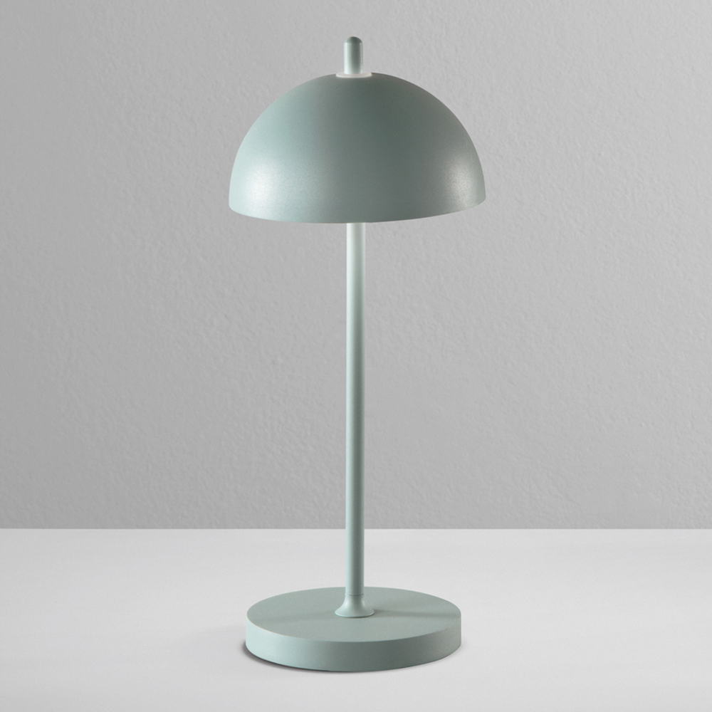Lampe de table rechargeable PARTY en métal, pour extérieur