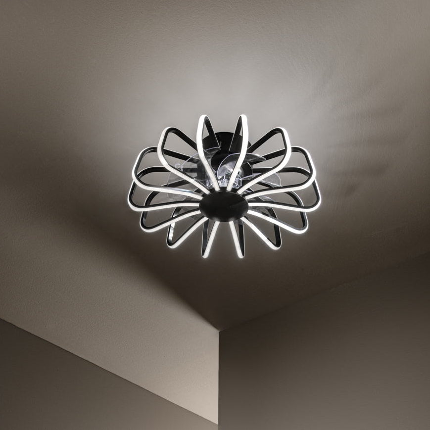 Plafoniera GRECALE LED Ventilatore integrato Wi-Fi