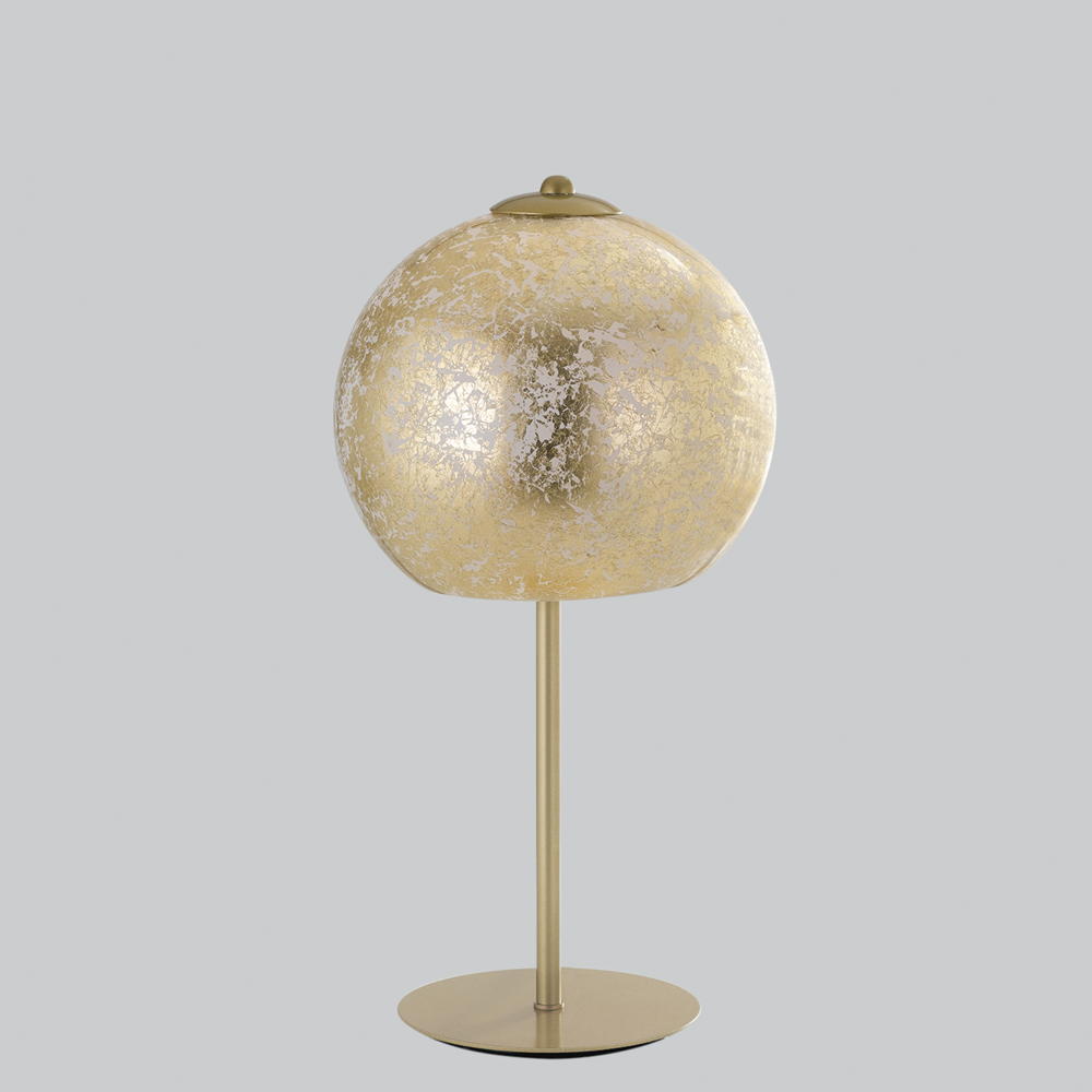 VANITY golden glass table lamp
