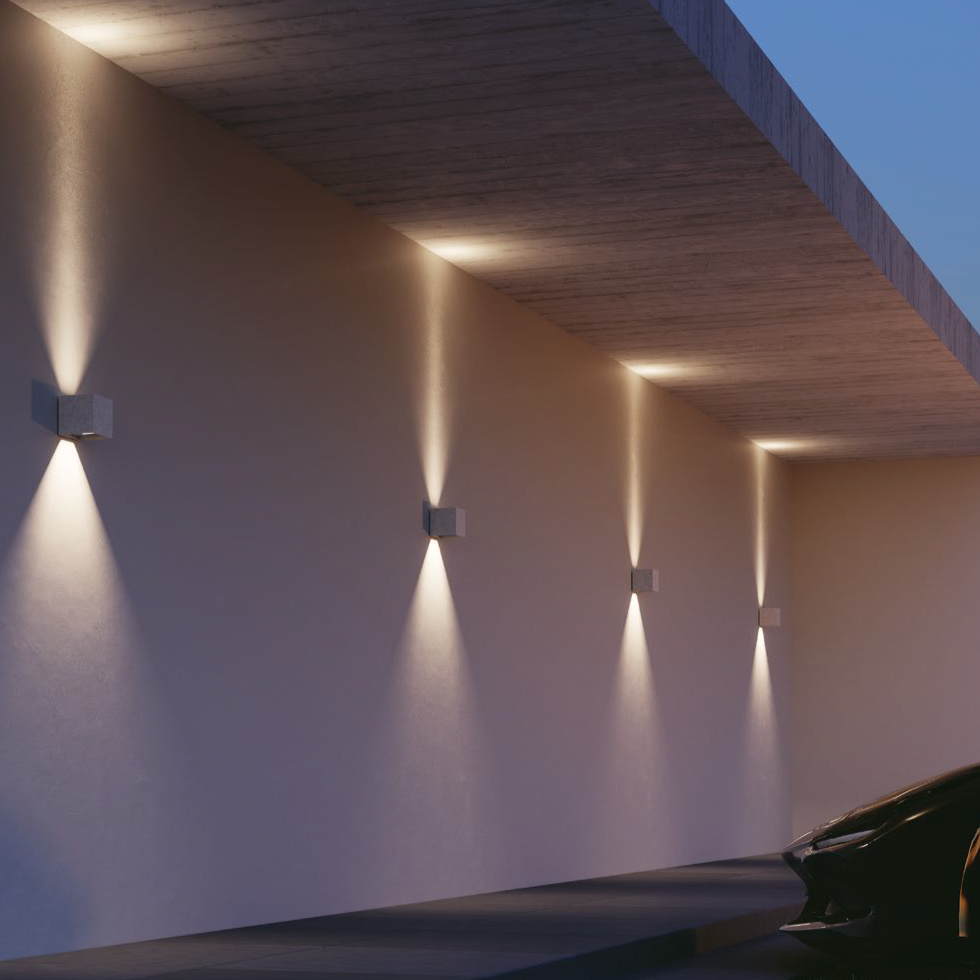 Applique LED da esterno ALFA con interruttore CCT - FT-FeelThe