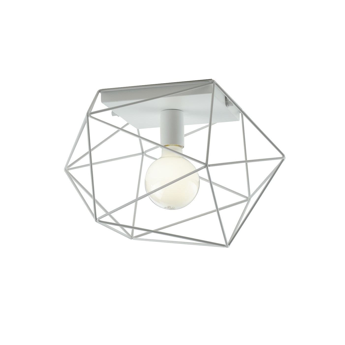 Lámpara de techo de metal ABRAXAS con diseño geométrico