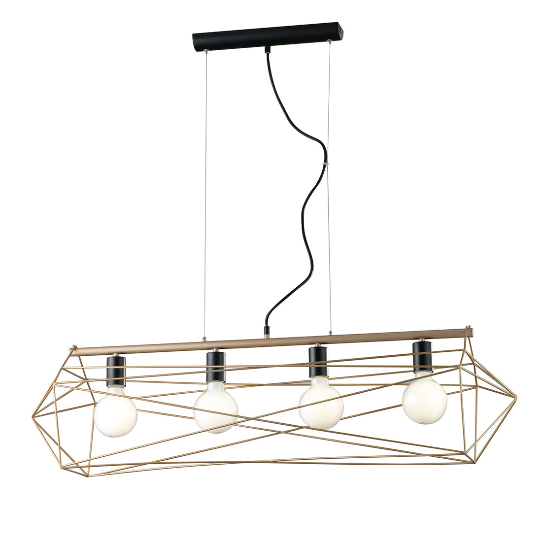 Lampadario a sospensione ABRAXAS, quattro luci - FT-FeelThe