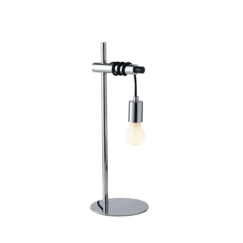 Lámpara de mesa ADMIRAL con estructura de metal y cables de tela