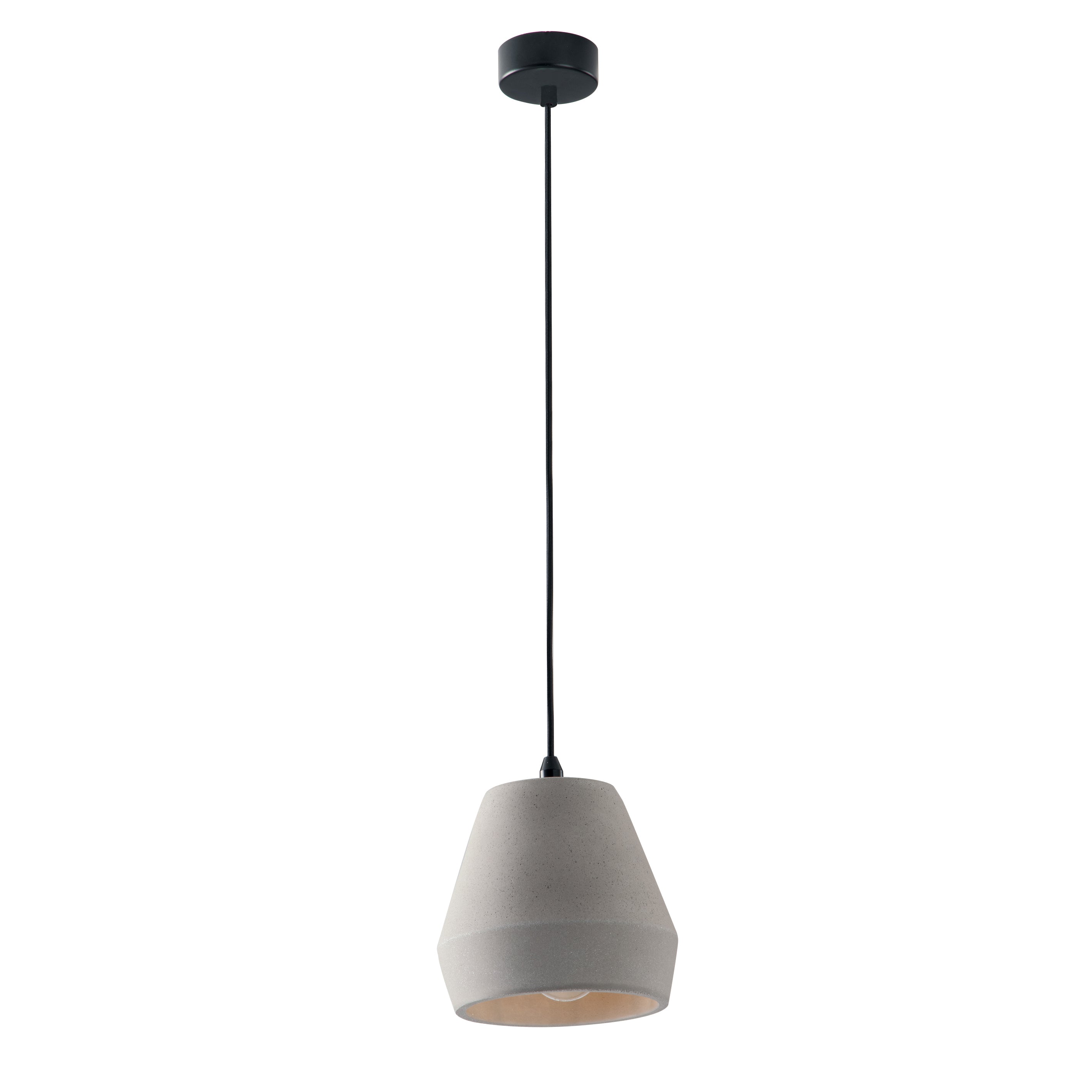 Lampadario a sospensione ANDO in cemento naturale - FT-FeelThe