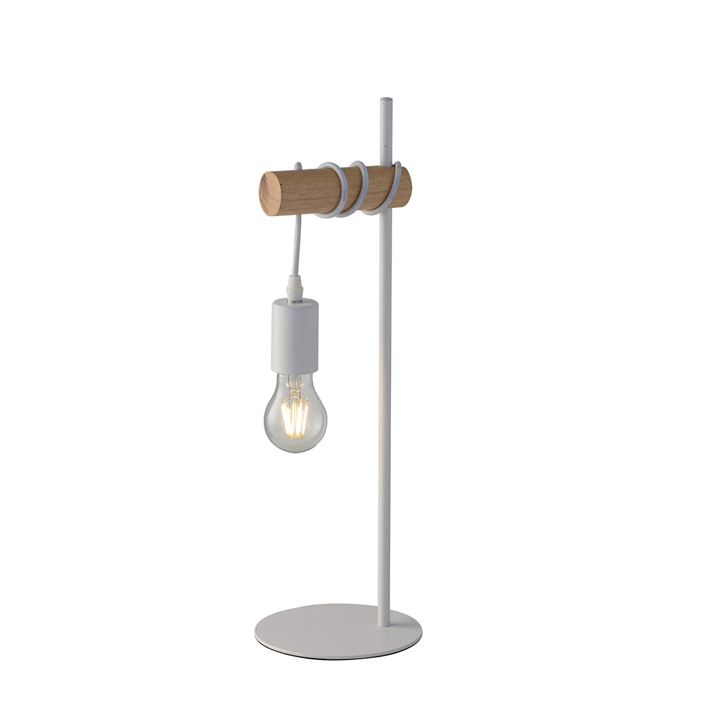 Lámpara de sobremesa ARIZONA en madera natural y metal