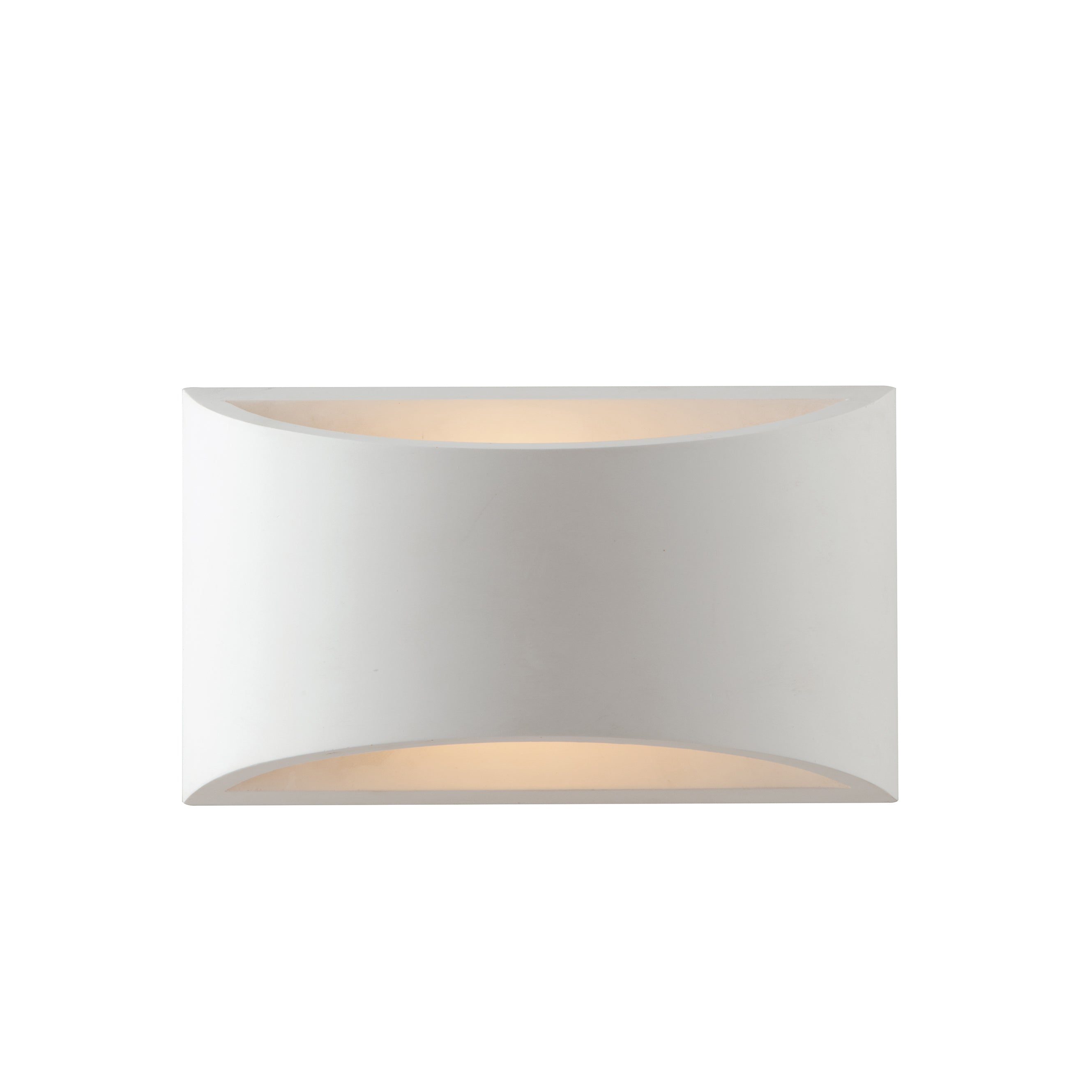 Applique ASTRON in gesso bianco verniciabile con luce biemissione (1xG9) - FT-FeelThe