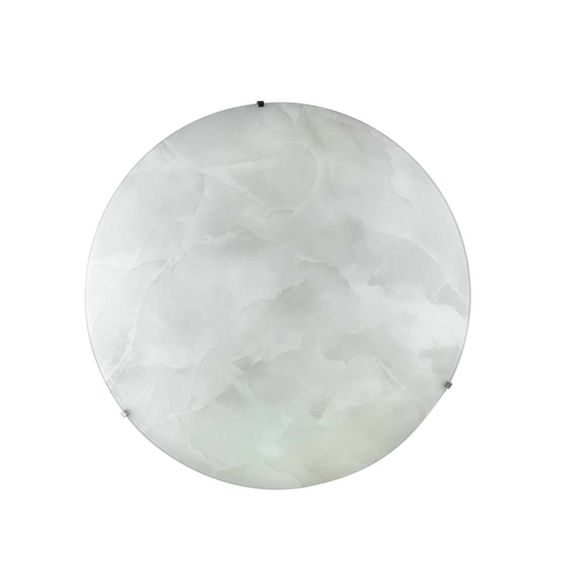 Lámpara de techo CANOVA en cristal decorado con mármol ámbar brillante o blanco