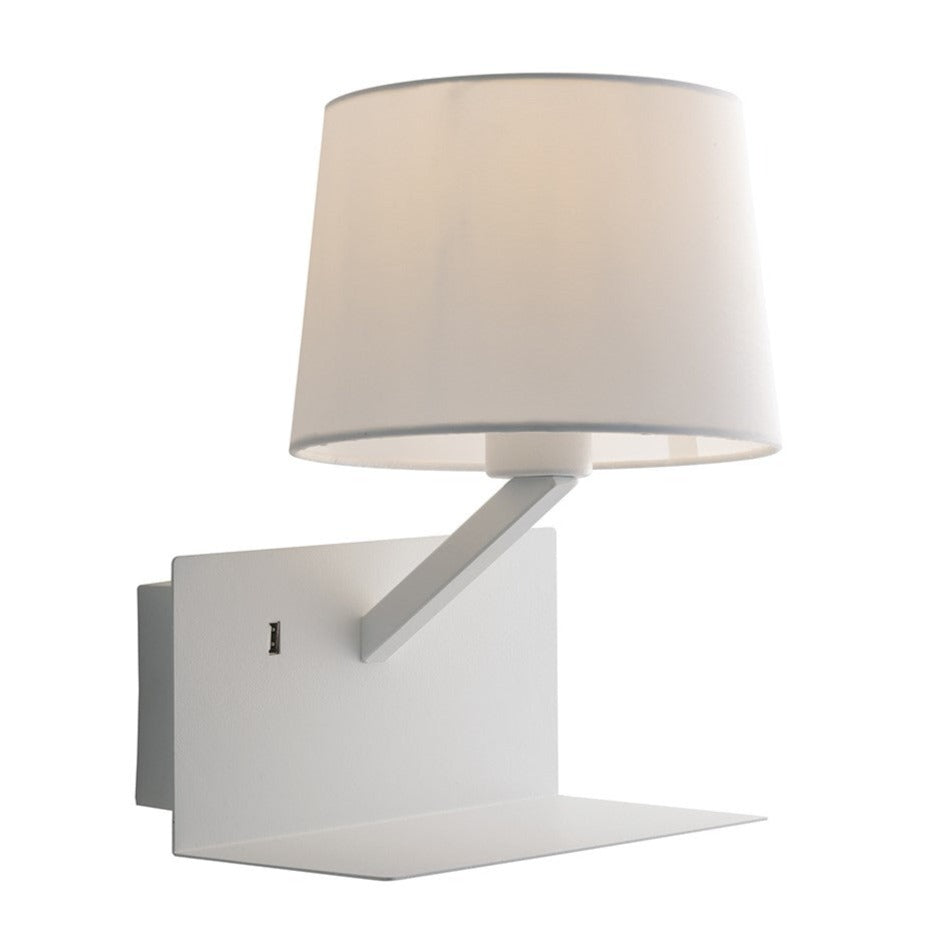 Applique CIAK in metallo e paralume in tessuto - FT-FeelThe