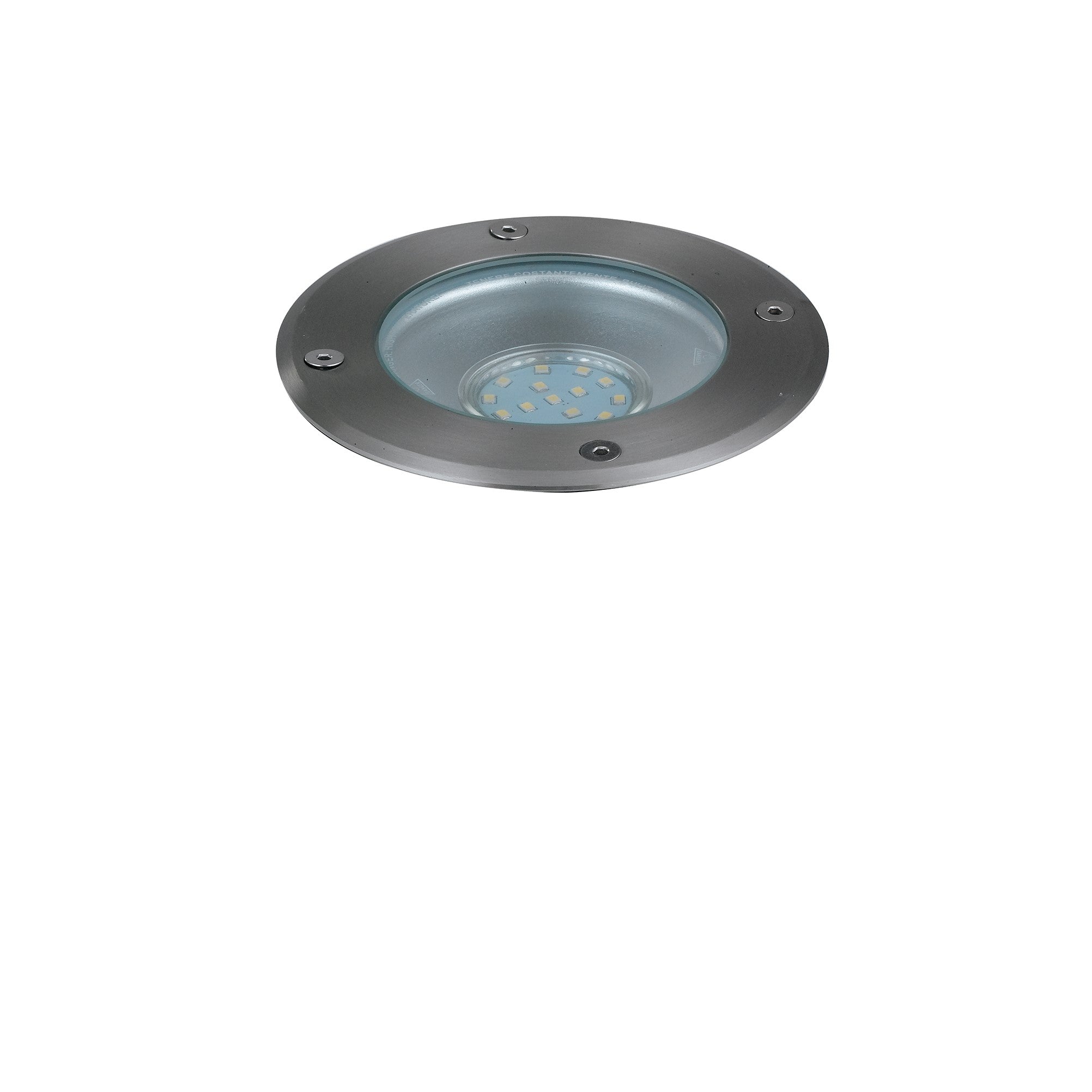 DRIVE walkable recessed stainless steel light with 60° light