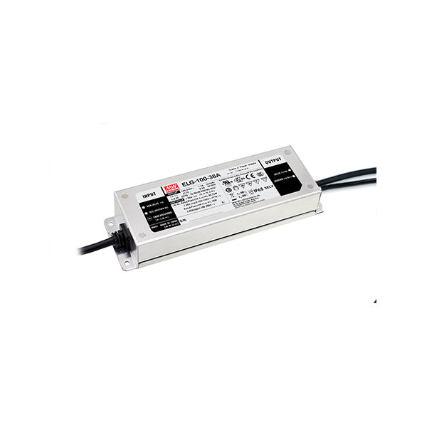 Driver MeanWell ELG dimmable DALI Sortie 24V 100W IP67 19,9x6,3x3,5 cm.