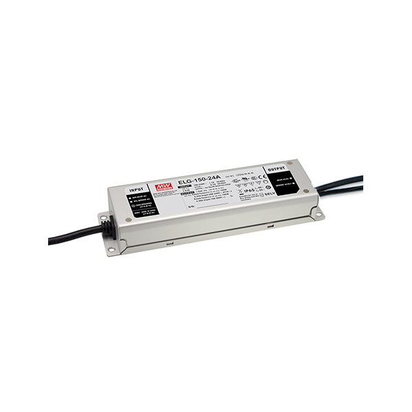 Driver MeanWell ELG dimmerabile Output 24V 150W IP67 21,9x6,3x3,5 cm.