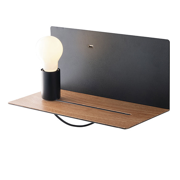 Applique FLASH in metallo con presa USB - FT-FeelThe