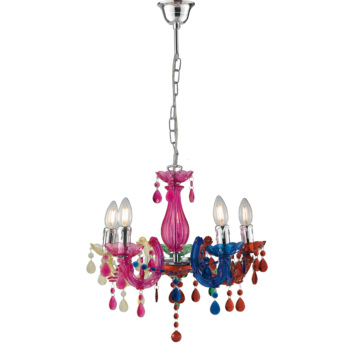 Houston pendant light in acrylic (5xE14)