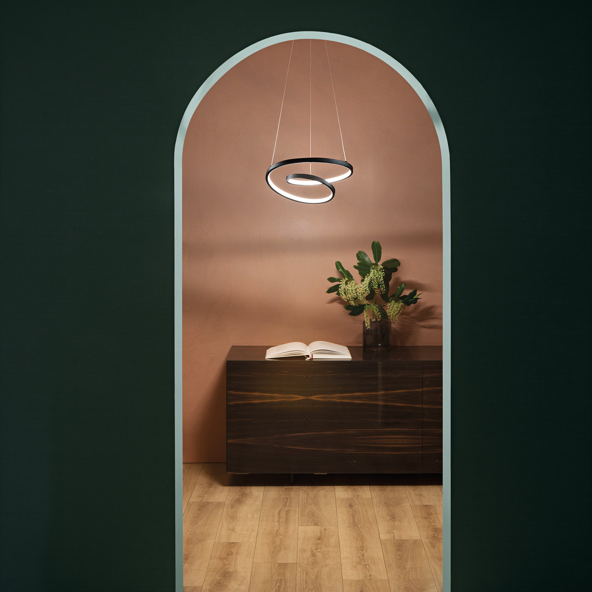 Lampadario a sospensione LED LIEVE con interruttore CCT - FT-FeelThe