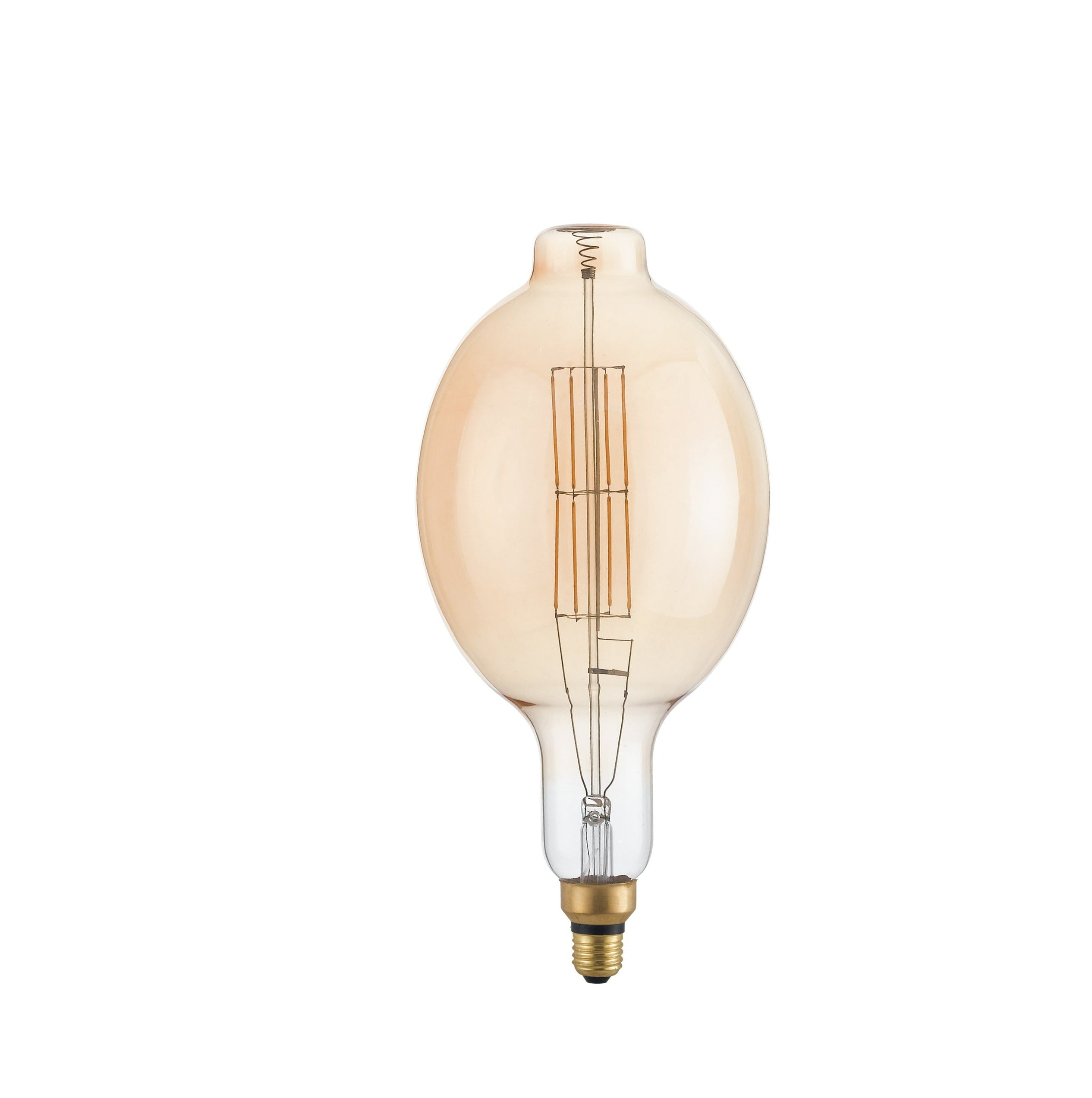 Ampoule décorative LED LUXA 8W ambre douille E27, lumière chaude 38,5x18 cm