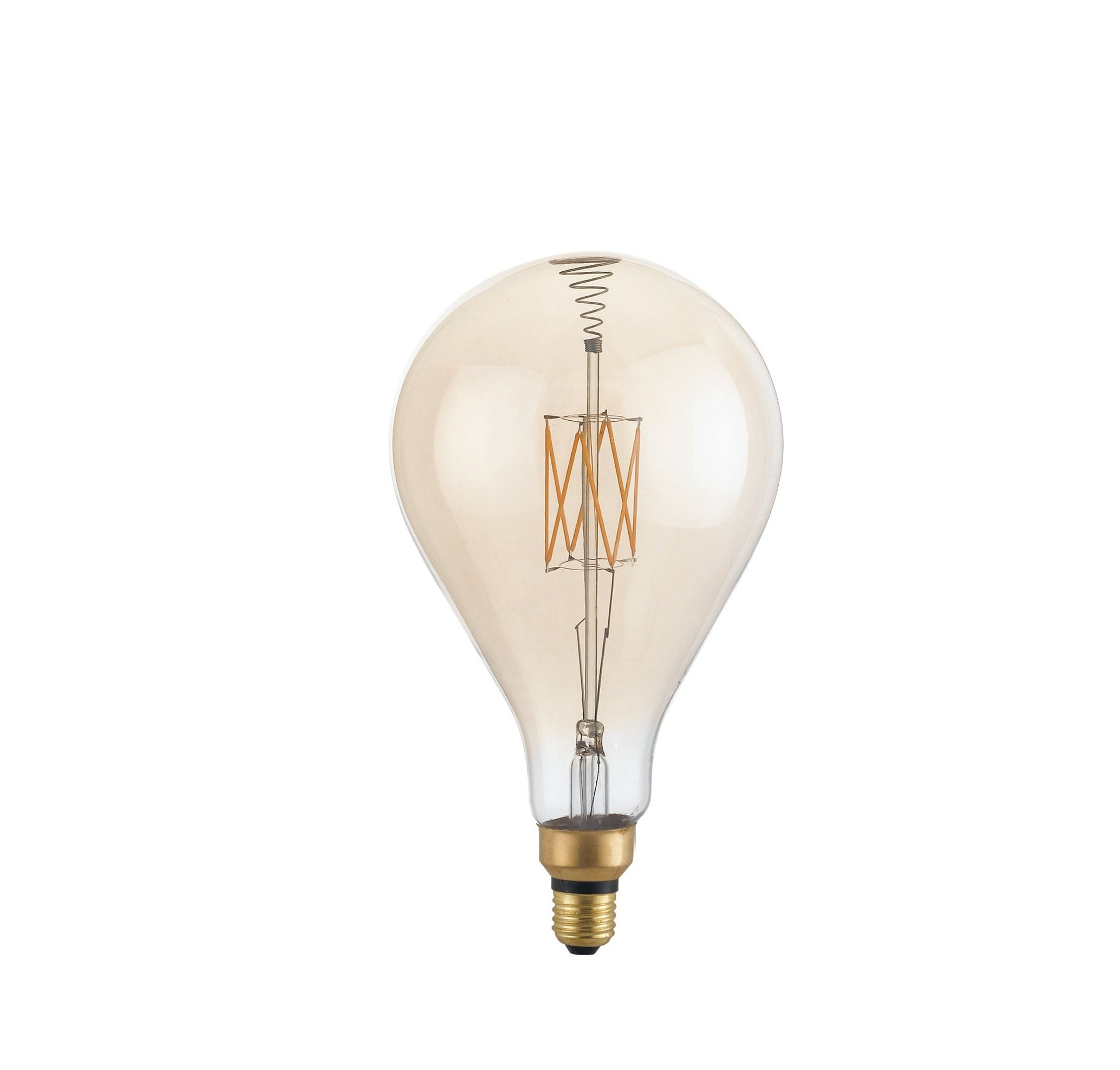 Lampadina decorativa LED LUXA 8W ambra attacco E27, luce calda 32x16 cm.