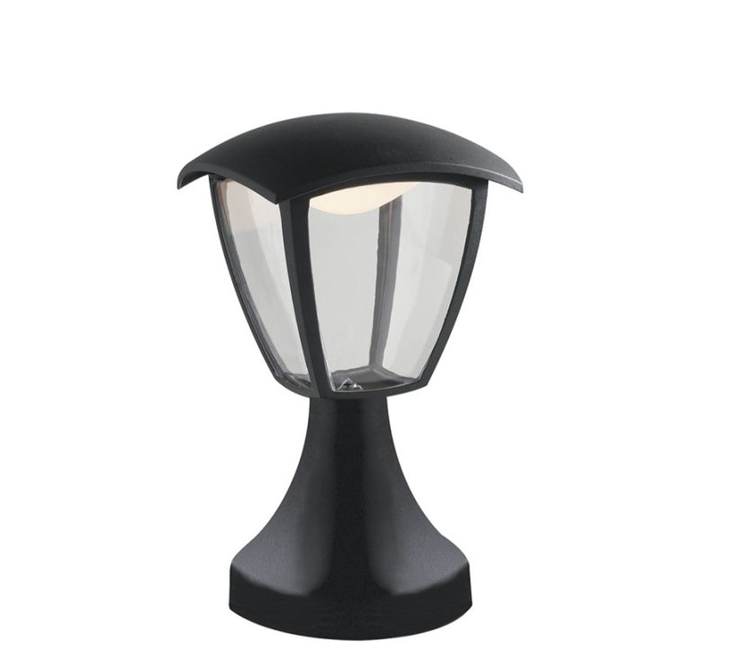 Lanterne de table d'extérieur LED Lady en aluminium moulé sous pression avec diffuseur en polycarbonate