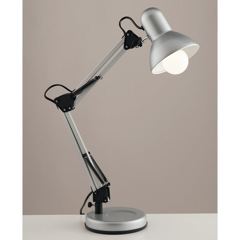 Lampada da lettura ARCHITETTO nera con braccio e diffusore orientabile in metallo - FT-FeelThe