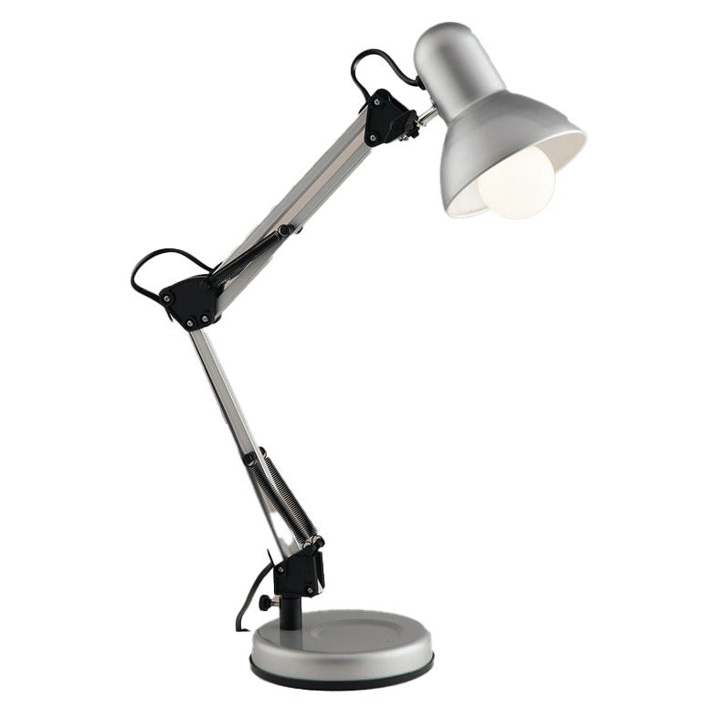 Lampada da lettura ARCHITETTO nera con braccio e diffusore orientabile in metallo - FT-FeelThe