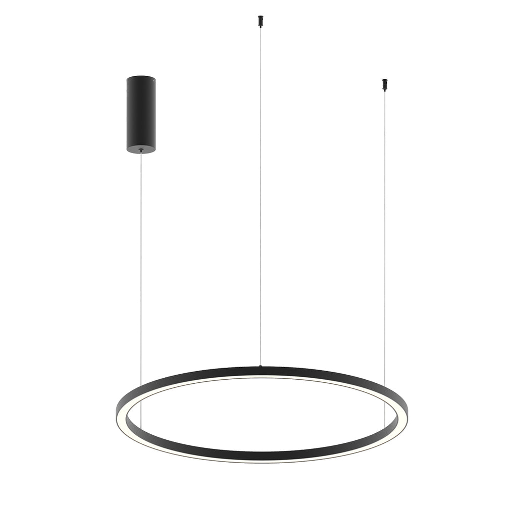 Lampe à suspension HOOP en aluminium et silicone avec interrupteur CCT