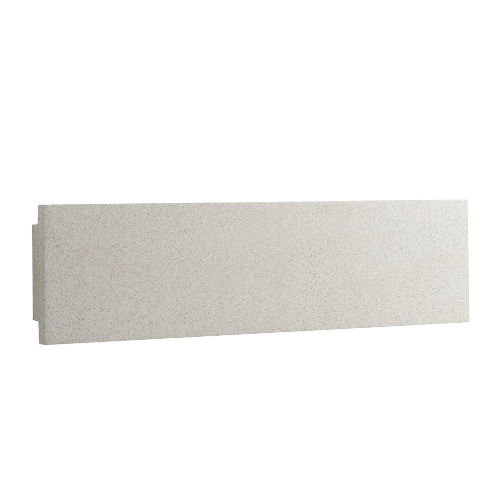 Applique d'extérieur LED Parker en béton blanc à double émission de lumière naturelle