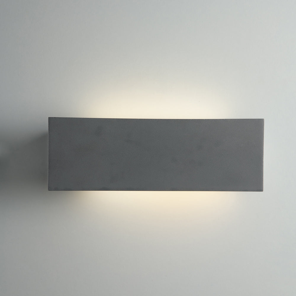 Aplique LED para exterior PARKER, hormigón gris