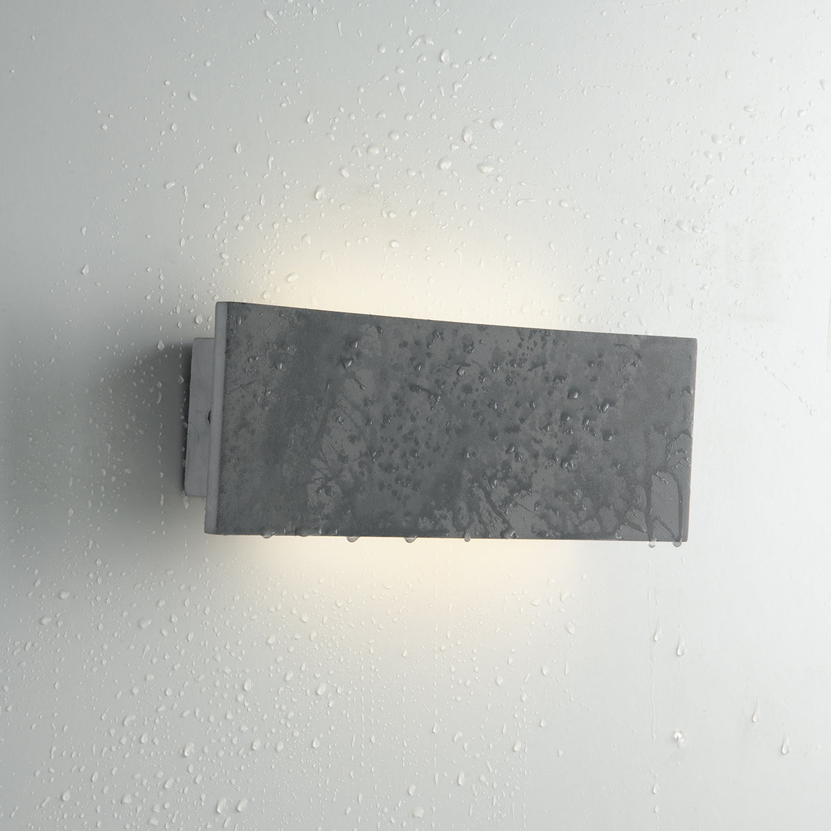 Applique LED PARKER per esterni, cemento grigio - FT-FeelThe
