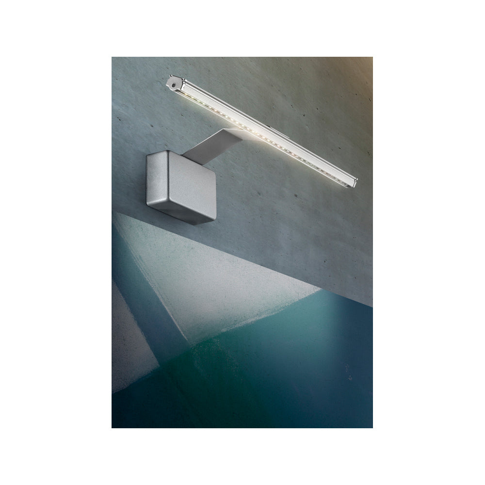 Aplique LED ALCOR en aluminio gofrado con luz cálida 