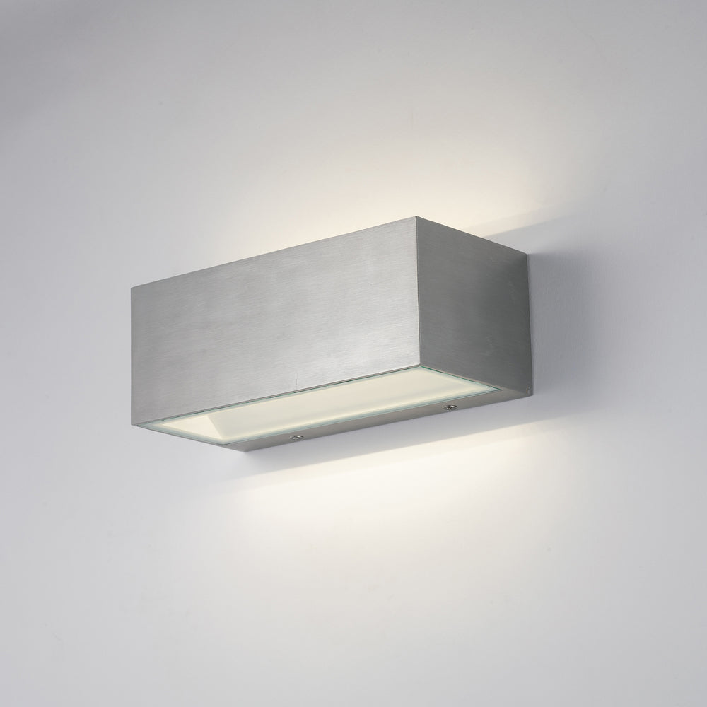 Applique d'extérieur LED TWIN en aluminium à lumière naturelle bi-émission
