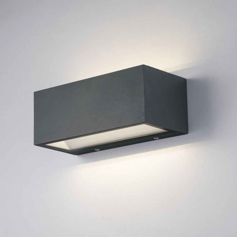 Applique d'extérieur LED TWIN en aluminium à lumière naturelle bi-émission
