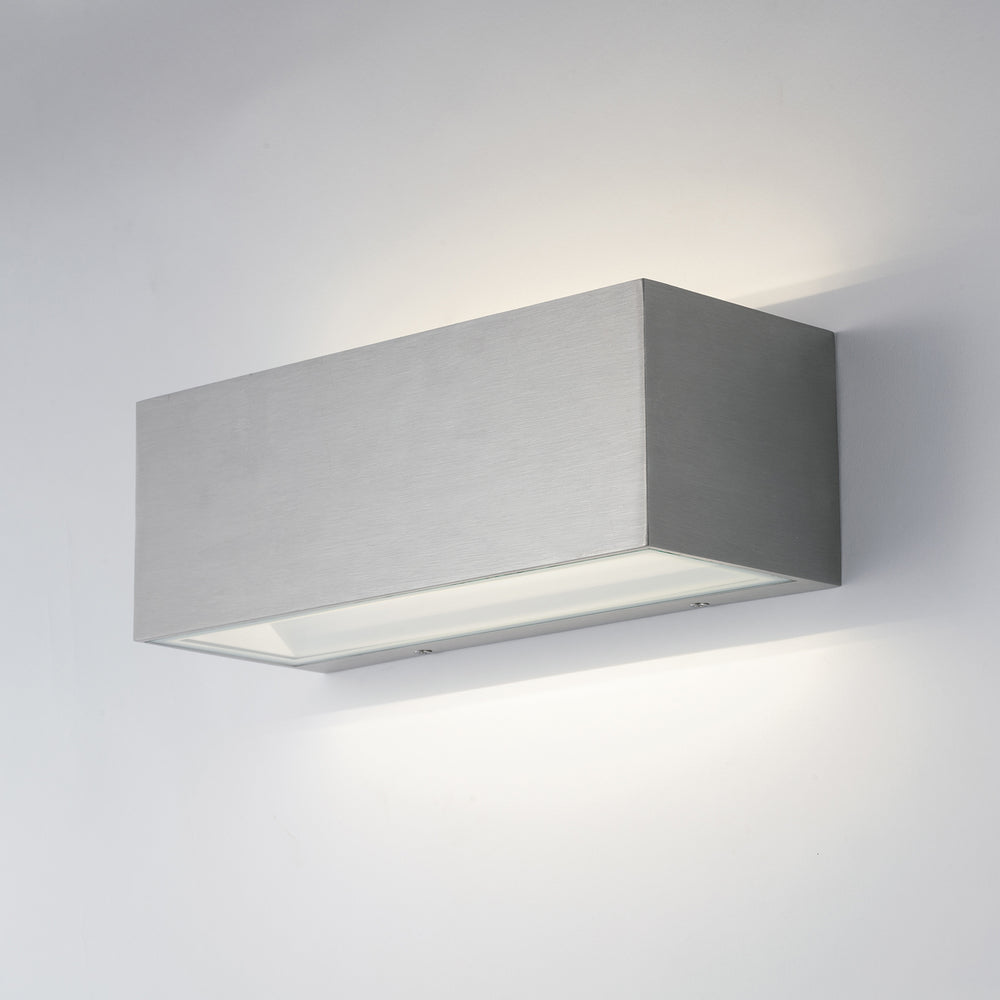Applique d'extérieur LED TWIN en aluminium à lumière naturelle bi-émission