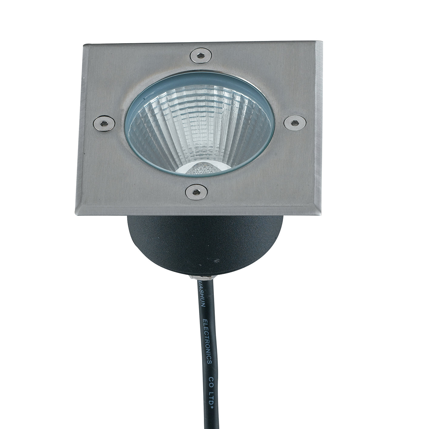 WALK square recessed LED walk-over lamp in stainless steel 