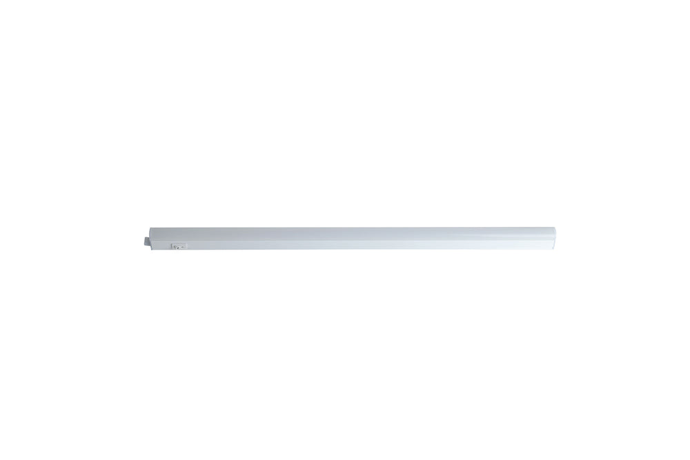 Barre LED sous meuble T5 avec interrupteur en polycarbonate blanc pour lumière naturelle 