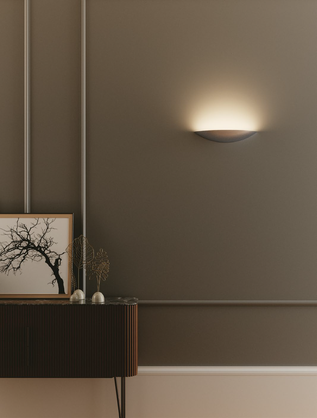 Applique LIVIGNO foglia oro o argento - FT-FeelThe