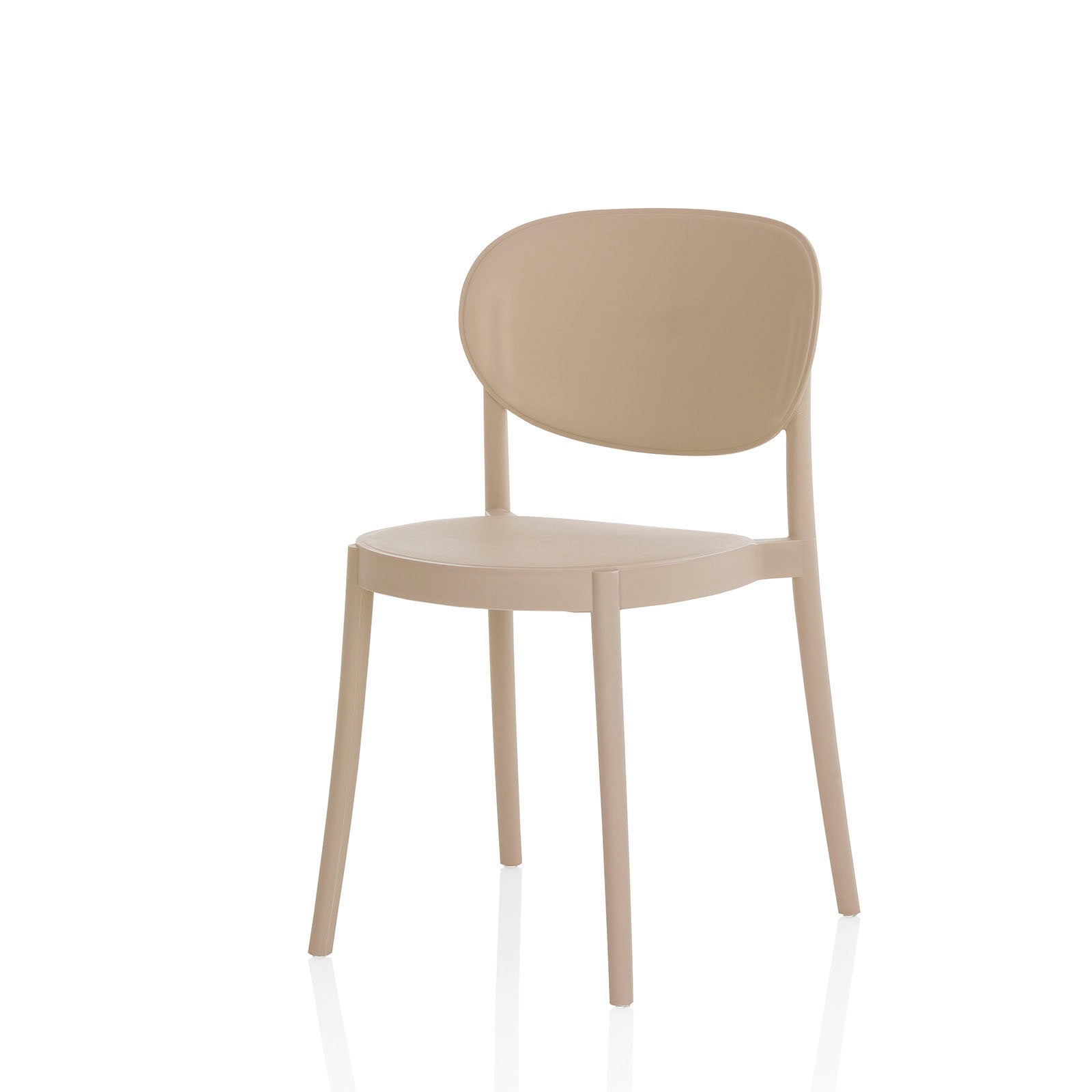 Conjunto de 4 sillas MILA para interior y exterior en polipropileno