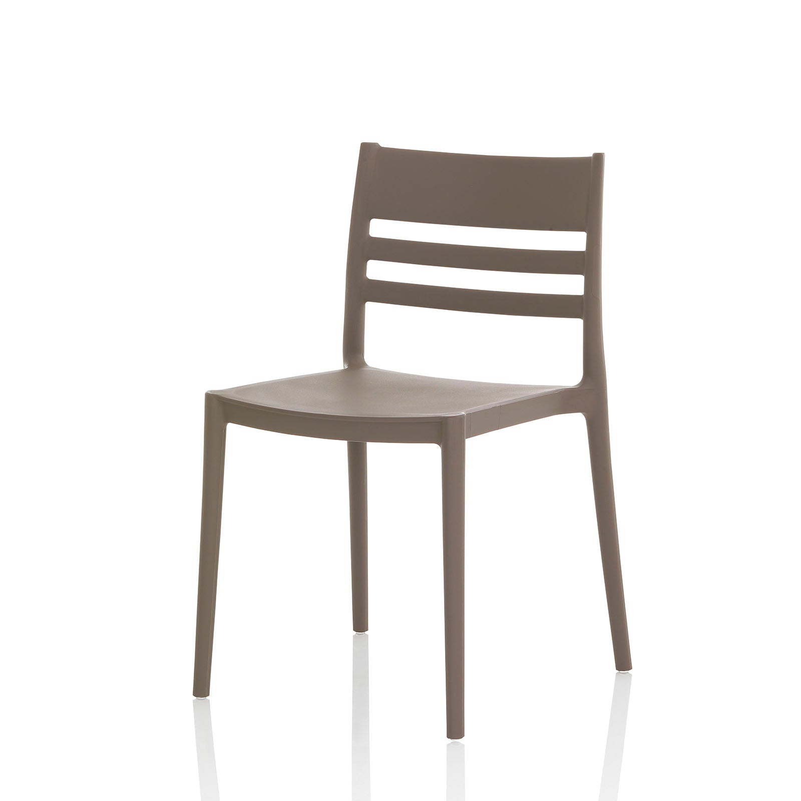 Conjunto de 4 sillas NOTO para interior y exterior en polipropileno