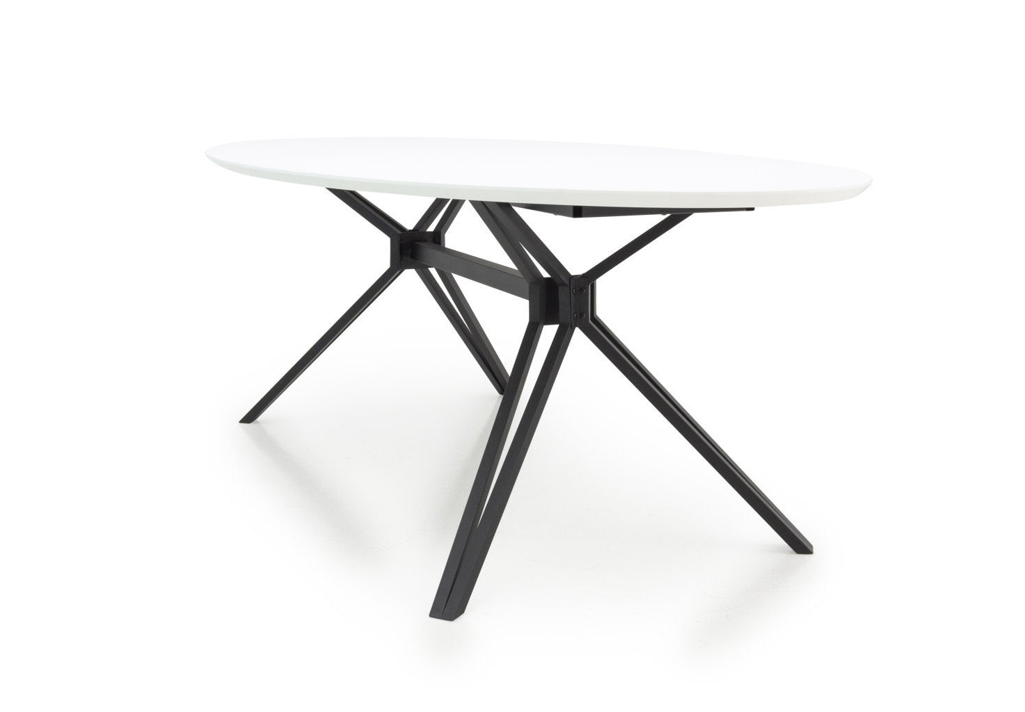 Table TALE en métal noir et blanc