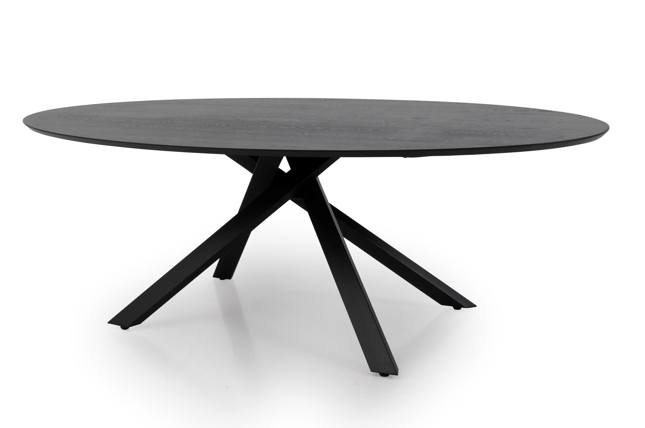 Table ELLISSE en métal noir