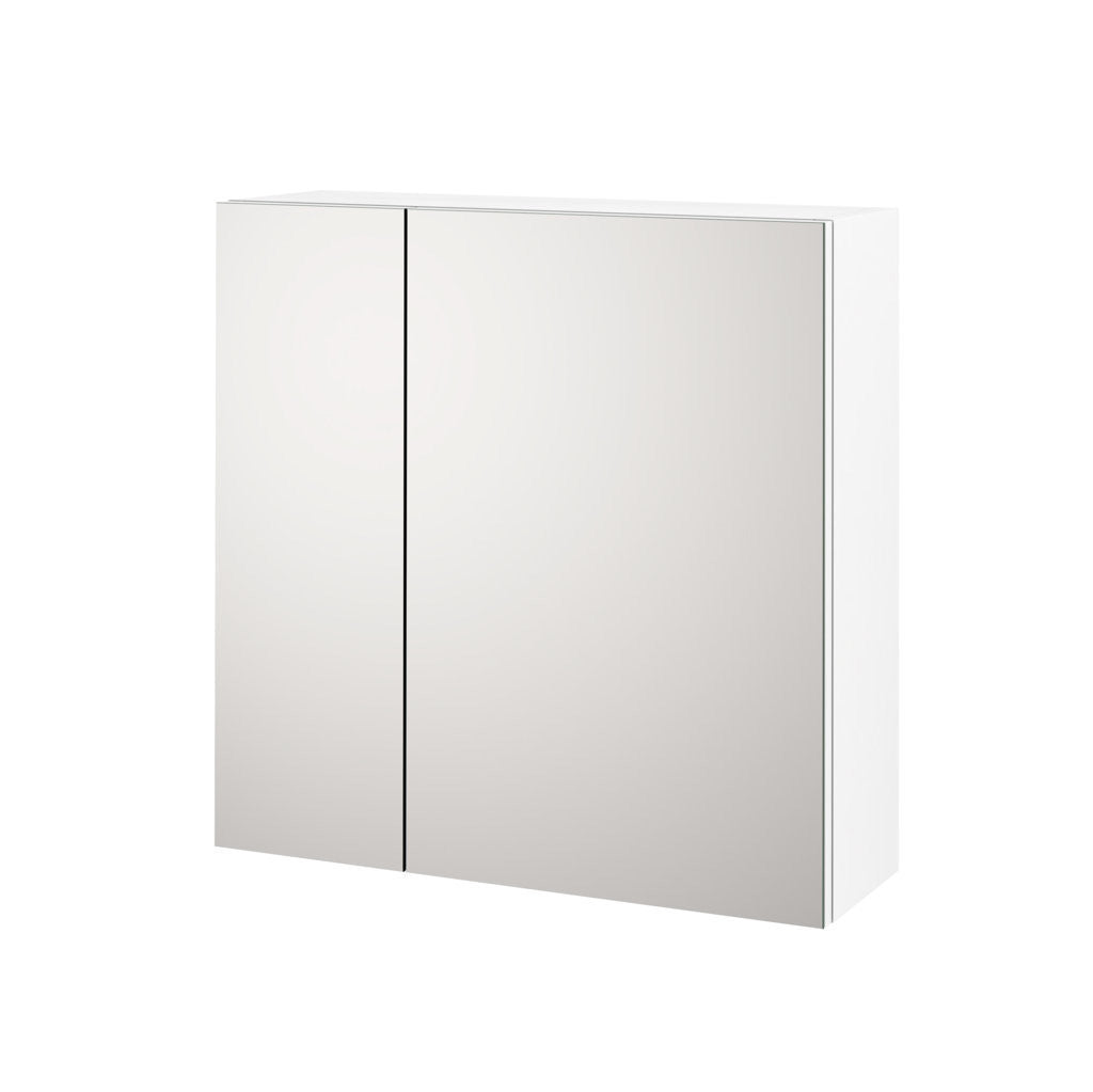 VANITY mirrored cabinet with two doors in glass and metal