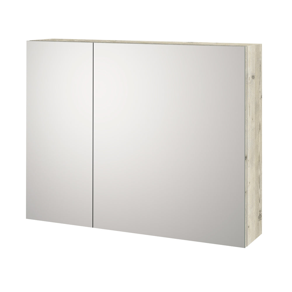 Mobile specchiato VANITY a due ante in vetro e metallo