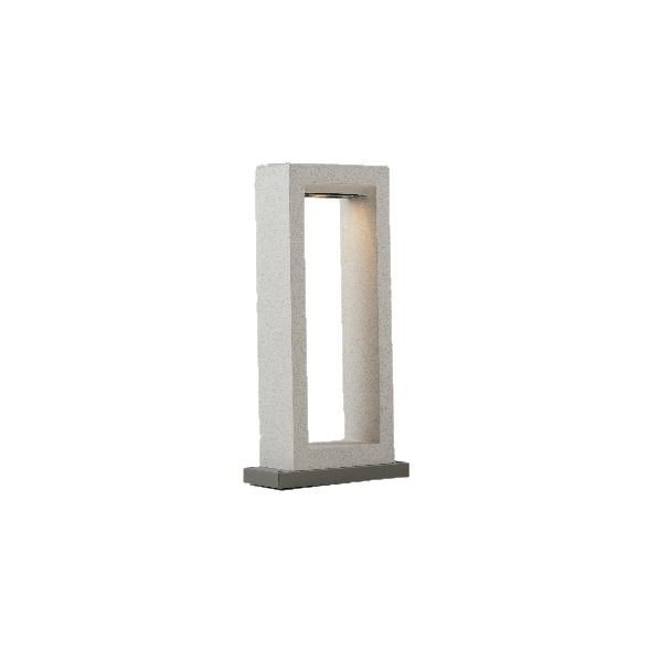 MASAI outdoor lamp in white concrete