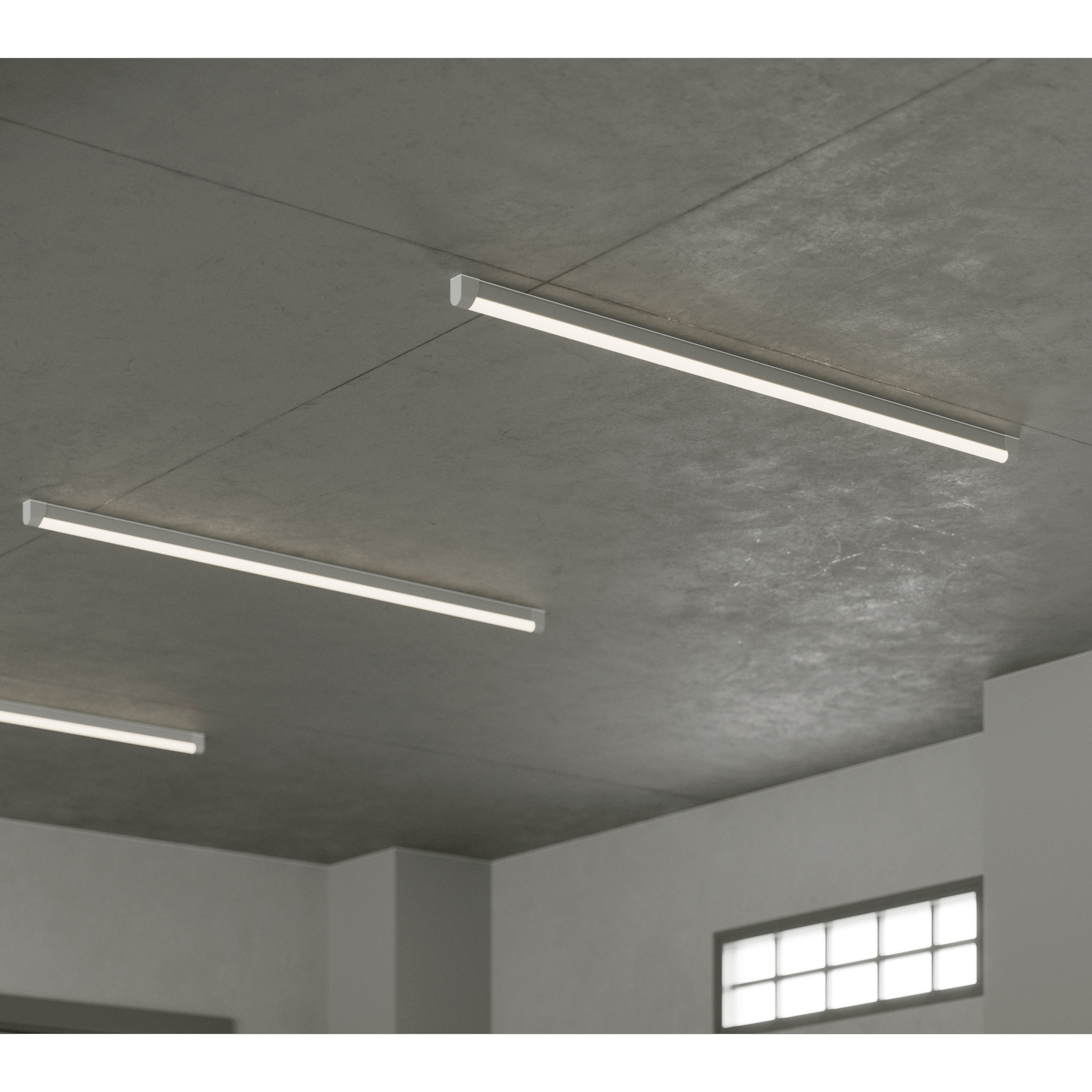 Barra LED T8 bajo mueble en aluminio y policarbonato blanco con luz natural 