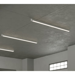 Barra LED sottopensile T8 in alluminio e policarbonato bianco a luce n