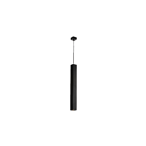 Suspension Fluke avec structure métallique carrée (1xGU10)